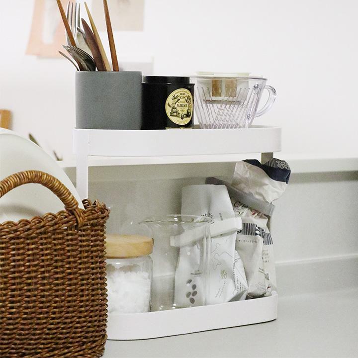 Ordre 飾りながら収納できる 2段ラック 洗面台 収納 卓上 スリム 玄関 おしゃれ スパイスラック コンパクト 卓上 オルドル |  | 11