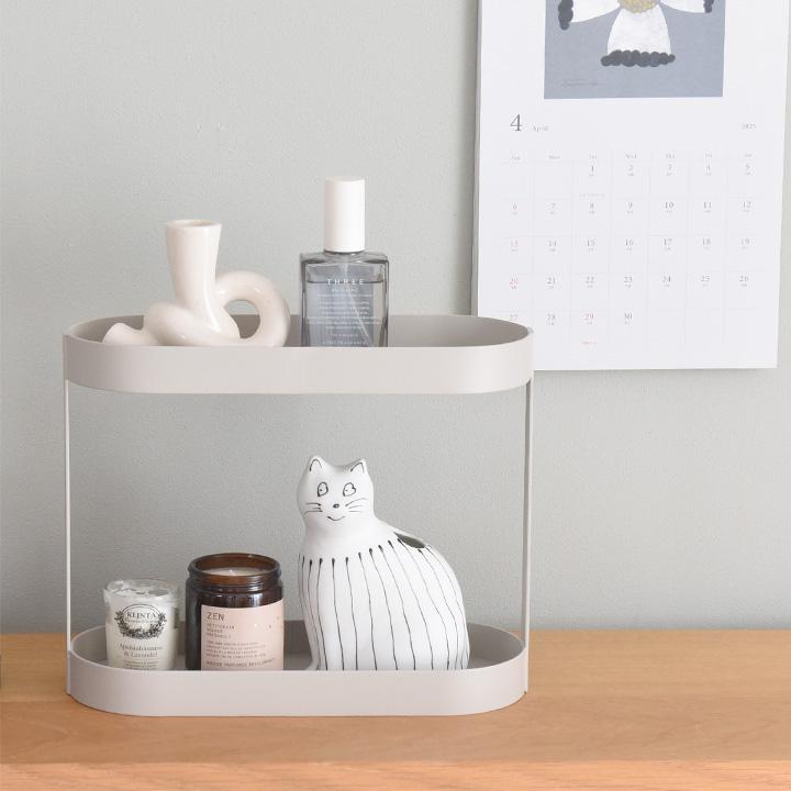 Ordre 飾りながら収納できる 2段ラック 洗面台 収納 卓上 スリム 玄関 おしゃれ スパイスラック コンパクト 卓上 オルドル |  | 01