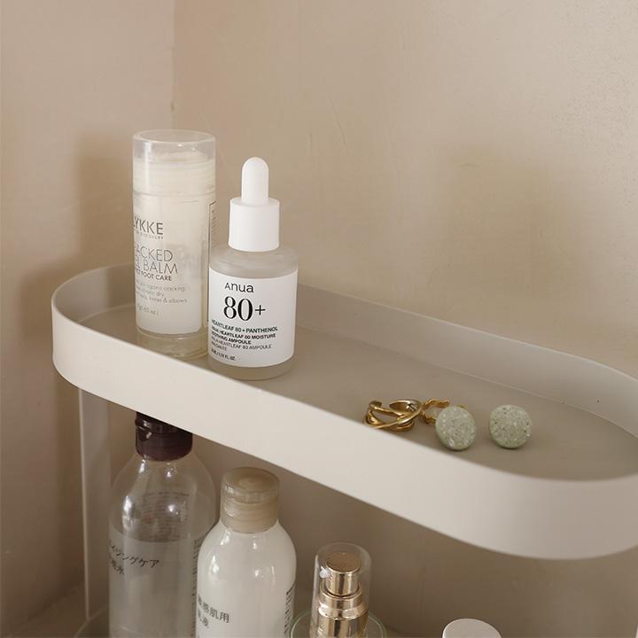 Ordre 飾りながら収納できる 2段ラック 洗面台 収納 卓上 スリム 玄関 おしゃれ スパイスラック コンパクト 卓上 オルドル |  | 08