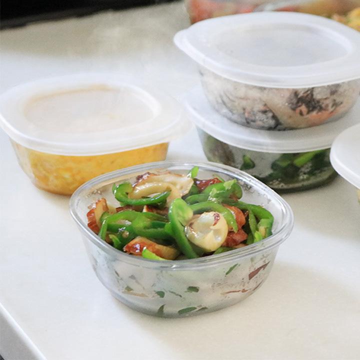 250mL 2個 マーナ うつわにもなる 保存容器 日本製 冷凍 レンジ 食洗機