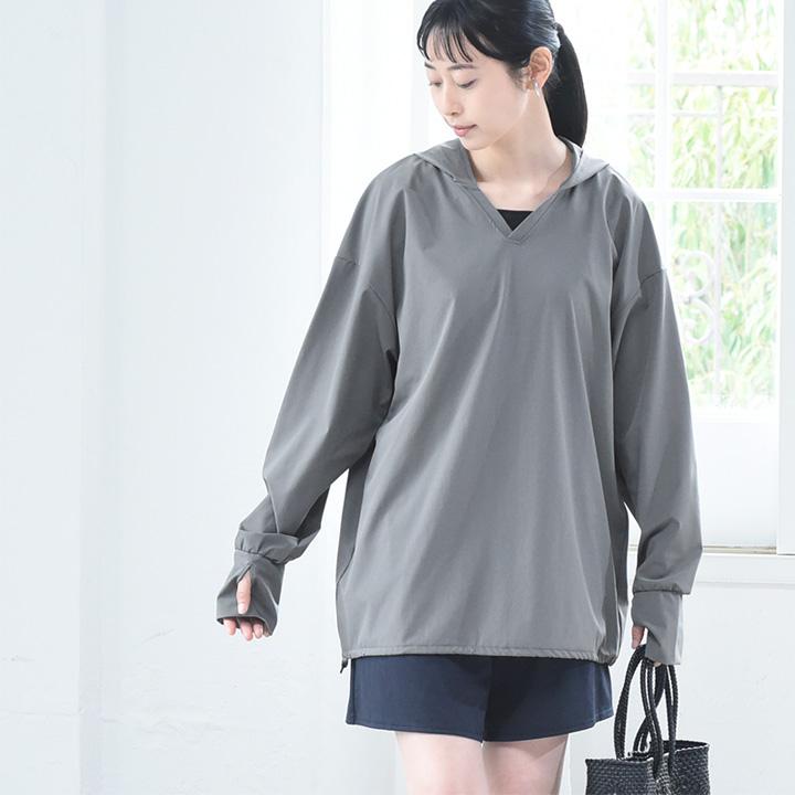ラッシュガードやアクティブシーンに ドライラッチ フード付プルオーバー UVカット・耐塩素／kauliina カウリーナ【送料無料】 |  | 16