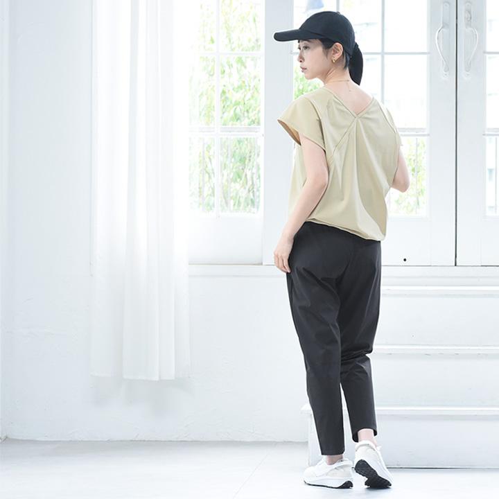 ラッシュガードやアクティブシーンに ドライタッチ タックテーパードパンツ UVカット・耐塩素／kauliina カウリーナ【送料無料】 |  | 15