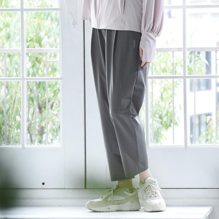 ラッシュガードやアクティブシーンに ドライタッチ タックテーパードパンツ UVカット・耐塩素／kauliina カウリーナ【送料無料】 |  | 16