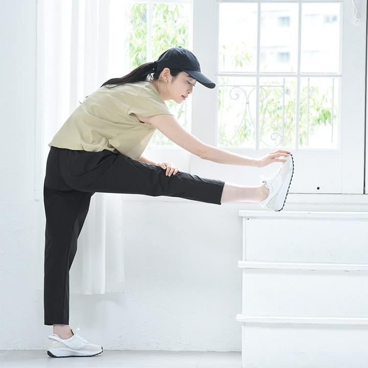 ラッシュガードやアクティブシーンに ドライタッチ タックテーパードパンツ UVカット・耐塩素／kauliina カウリーナ【送料無料】 |  | 19
