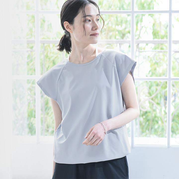 アクティブシーンに活躍 バッククロス プルオーバー 吸汗速乾 接触冷感 UVカット イージーケア／kauliina カウリーナ【7／17F追加】 |  | 18
