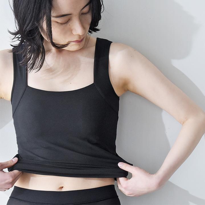 サラサラタッチ カップ付タンクトップ ブラタンク 吸水速乾 接触冷感 yrh kauliina カウリーナ【7/4F追加】 |  | 02