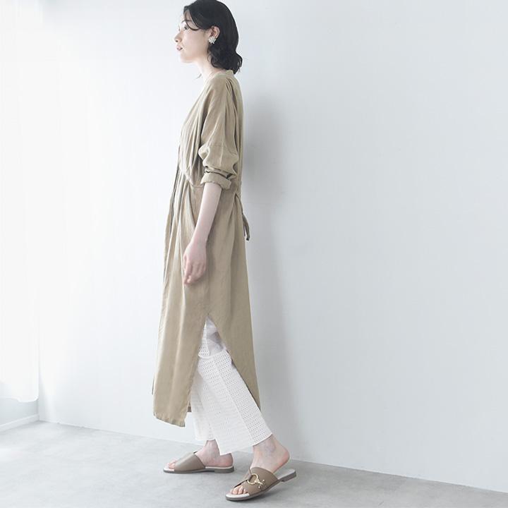 涼しく快適 レイヤードパンツ レース切替 メッシュ シアーワイドパンツ レディース 夏 kauliina カウリーナ【送料無料】 |  | 12