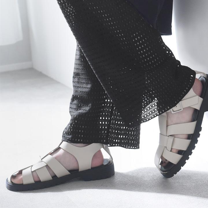 涼しく快適 レイヤードパンツ レース切替 メッシュ シアーワイドパンツ レディース 夏 kauliina カウリーナ【送料無料】 |  | 19