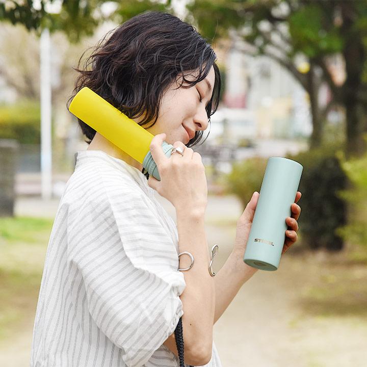 氷のう ＆ ステンレスボトル 230ml ひょうのう 氷嚢ボトル 氷嚢 水筒