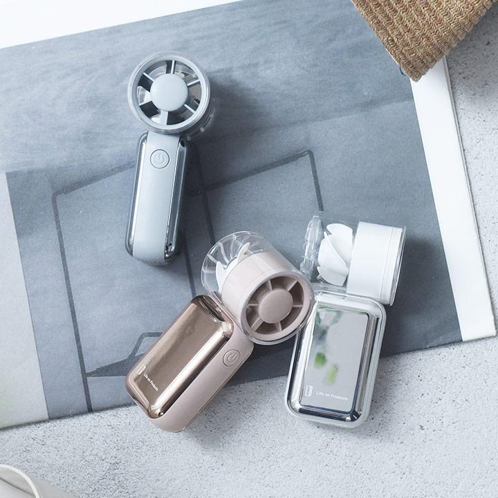 ハンディファン ハンディ扇風機 USB 冷却 小型 充電式 おしゃれ 熱中症