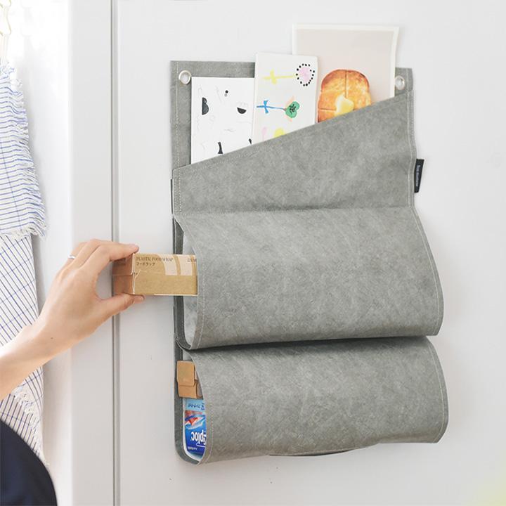 ラップホルダー マグネット ポリ袋ホルダー ポリ袋 ストッカー キッチン収納 隠してすっきり 4本収納 ボンモマン bon moment ボンモマン | bon moment | 01