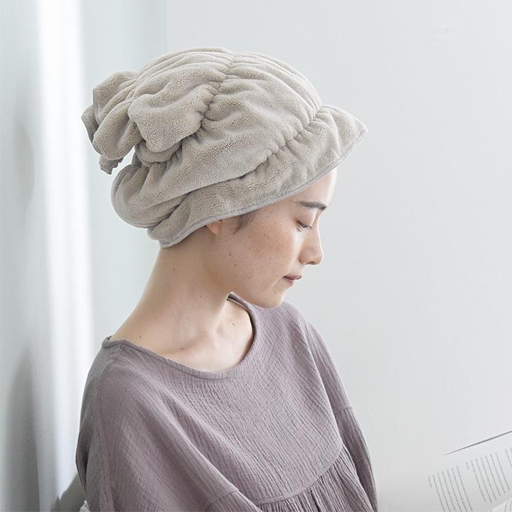 タオル 速乾 タオルキャップ ヘアタオル 巻くだけ くっつく 超吸水 ほどけにくい 髪専用タオル ヘアドライタオル yrh FUWAP フワップ |  | 13