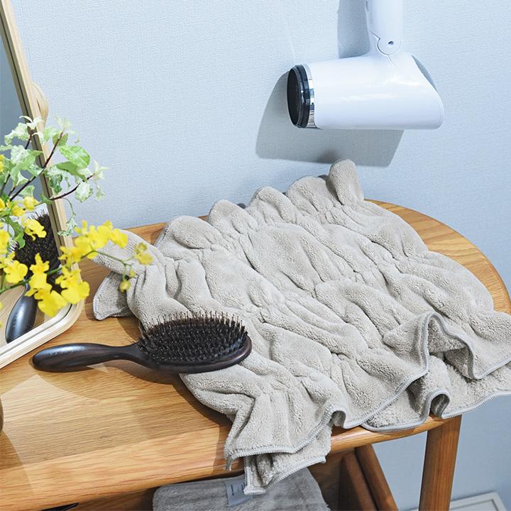 タオル 速乾 タオルキャップ ヘアタオル 巻くだけ くっつく 超吸水 ほどけにくい 髪専用タオル ヘアドライタオル yrh FUWAP フワップ |  | 15