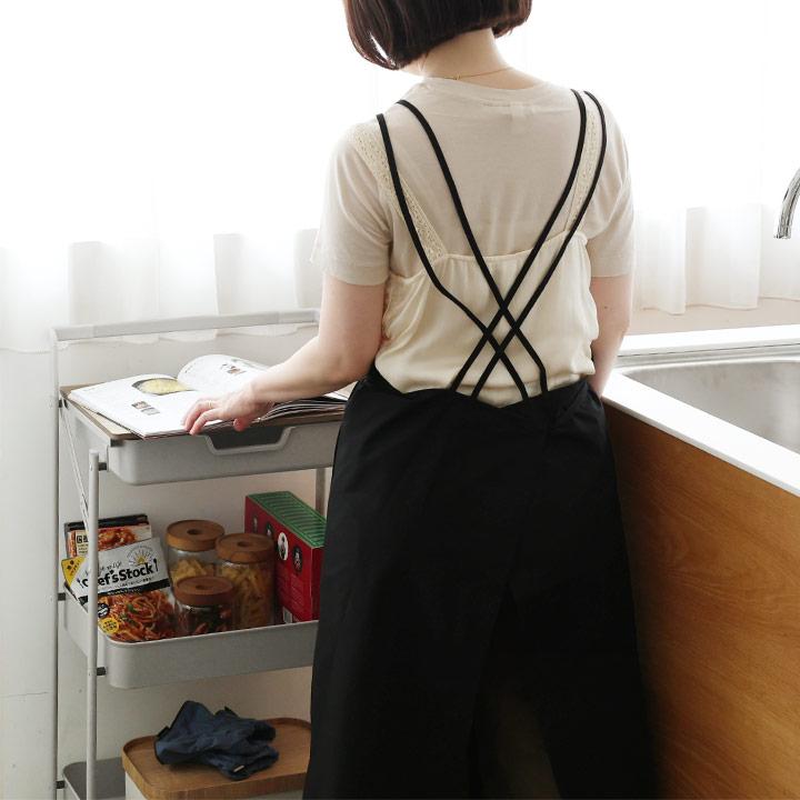 Ordre 折りたたみ キッチンラック キッチンワゴン 収納ワゴン キャスター付き 鉄板付き 3段 組立不要 洗面所 yrh オルドル【送料無料】 |  | 19