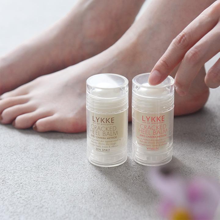 【予約商品】サッと塗れてしっかり潤う クラックドヒールバーム かかと保湿バーム ミニサイズ 30g／LYKKE リュッケ |  | 10