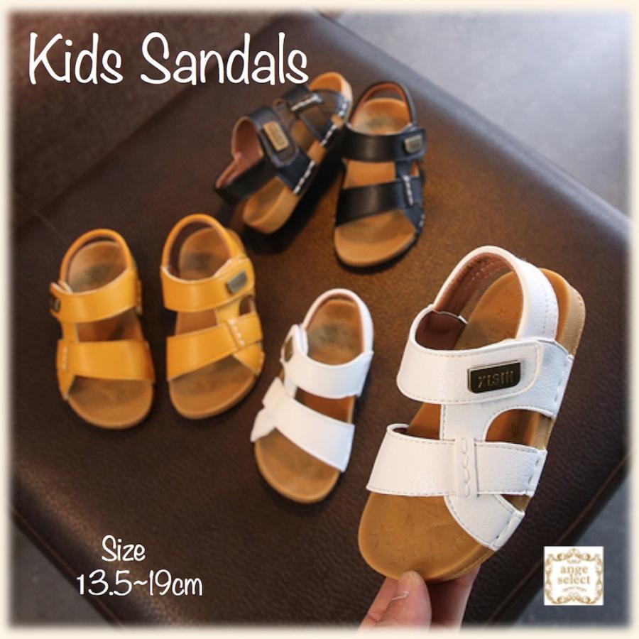 レザー サンダル キッズ 男の子 女の子 サマー シューズ キッズシューズ こどもサンダル キッズサンダル お出かけ お散歩 Dp Ca7p Sb8m ベビー キッズ専門店 Ange Select 通販 Yahoo ショッピング