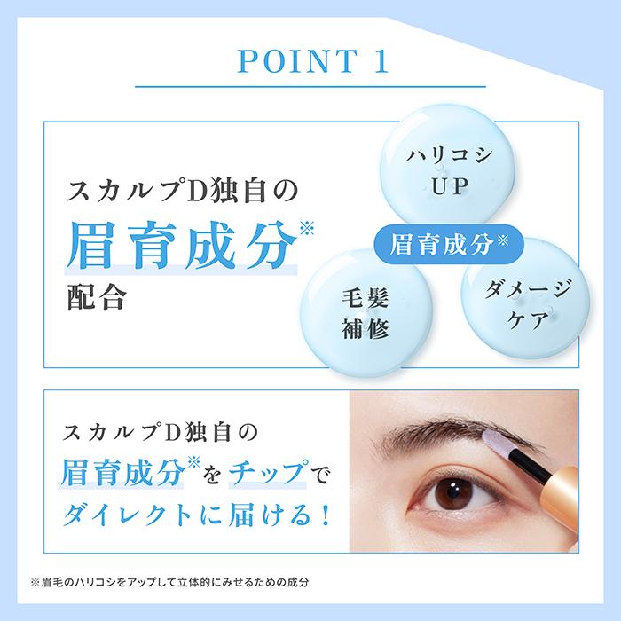 メール便送料無料 眉毛美容液 まゆ毛美容液 スカルプD アイブロウ セラム ピュア アイブロー 眉 眉毛 男性 女性 50代 正規 美容液 まゆげ コスメ アンファー | スカルプD | 06
