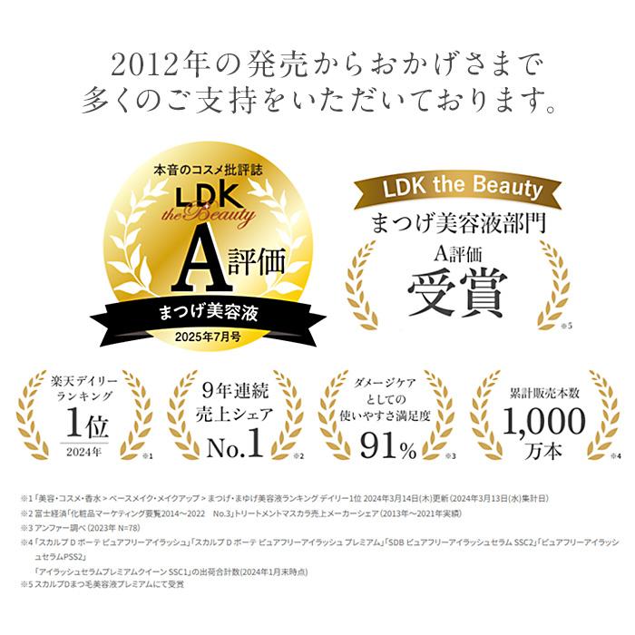 ポイント最大20倍 送料無料 5%OFF スカルプＤ まつ毛美容液 プレミアム マスカラ ロング ブラック ブラウン ボリューム ブラック から選べる まつげ美容液 | スカルプD まつ毛美容液 | 04