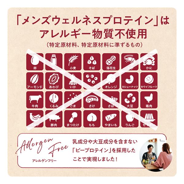 メール便なら送料無料 オムテック メンズ ウェルネスプロテイン チョコレート味 抹茶味 バナナ味 メンズ 男性 妊活 ビタミン | アンファー | 16