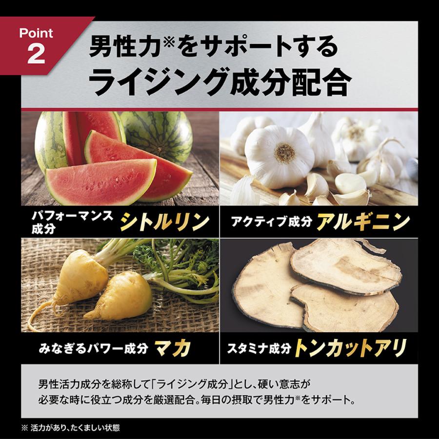 アンファー オムテック ライジングアップ サプリメント テストサージ