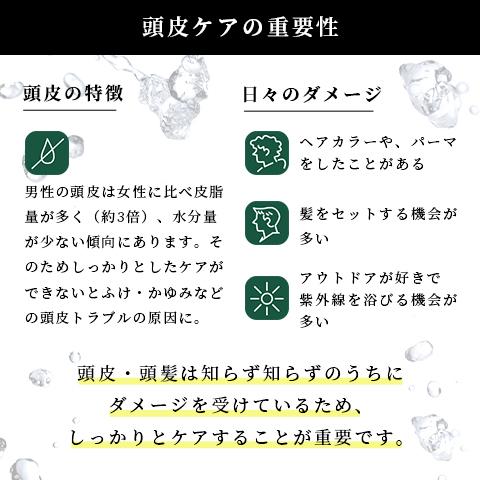 スカルプDオーガニック 薬用 スカルプ シャンプー 脂性肌用 2点 詰め替え アンファー 男性 メンズ 男性シャンプー メンズシャンプー｜angfa｜05