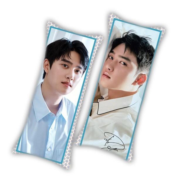 中綿付き】ドギョンス EXO D.O ディオ クッション カバー 布製 両面