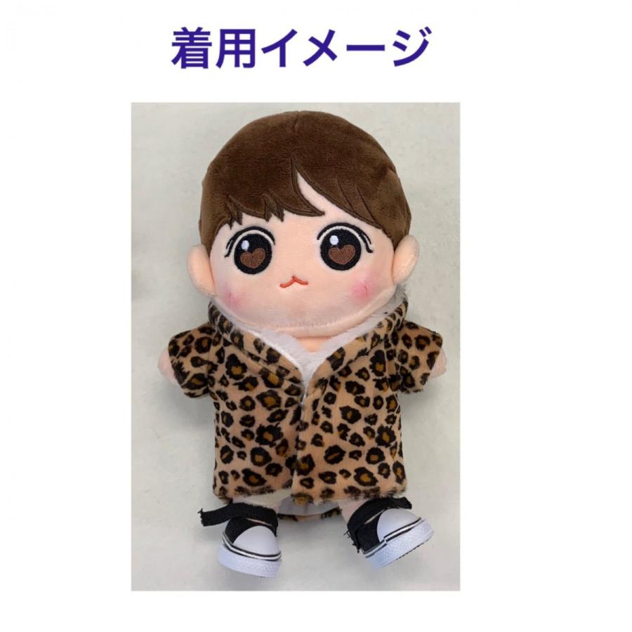 キャラクタードール用 着せ替え服 ヒョウ柄 コート 20cmドール用 キャラクタードール用 着せ替え服 ヒョウ柄 コート 20cmドール用