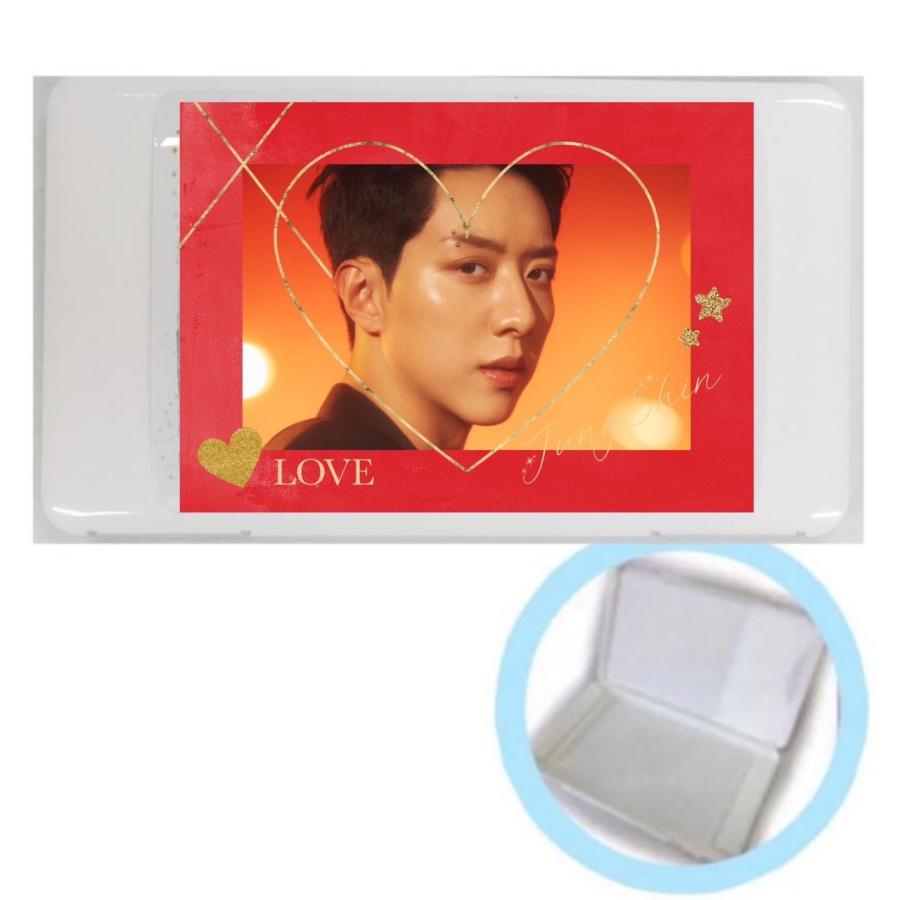 ヨンファ CNBLUE 写真付き ケース マスク 小物入れ チケット ホルダー 