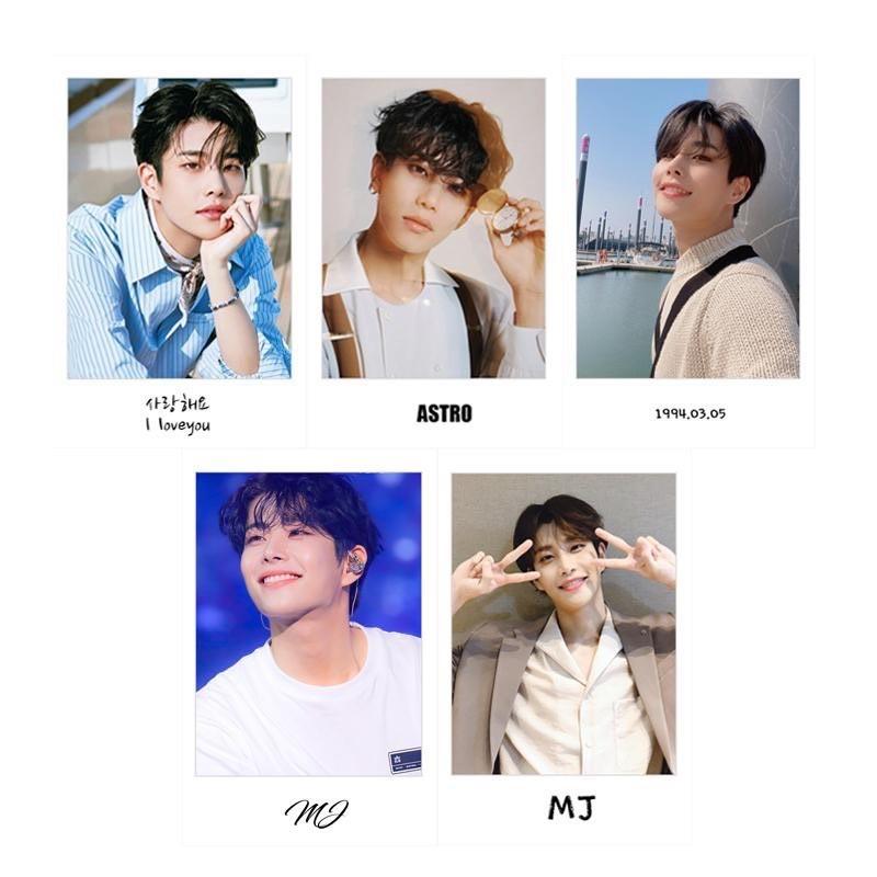 MJ ASTRO アストロ ラミネート トレカ 5枚セット 写真 韓流 グッズ 