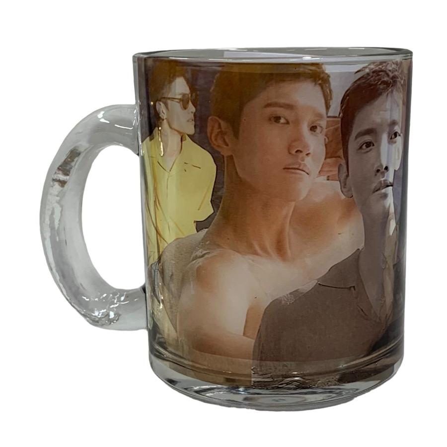 東方神起 チャンミン 耐熱 ガラス1 マグカップ 韓流 グッズ cb006-11