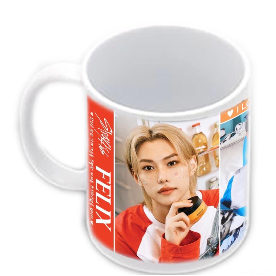 フィリックス StrayKids ストレイキッズ スキズ 陶器製 マグカップ 韓
