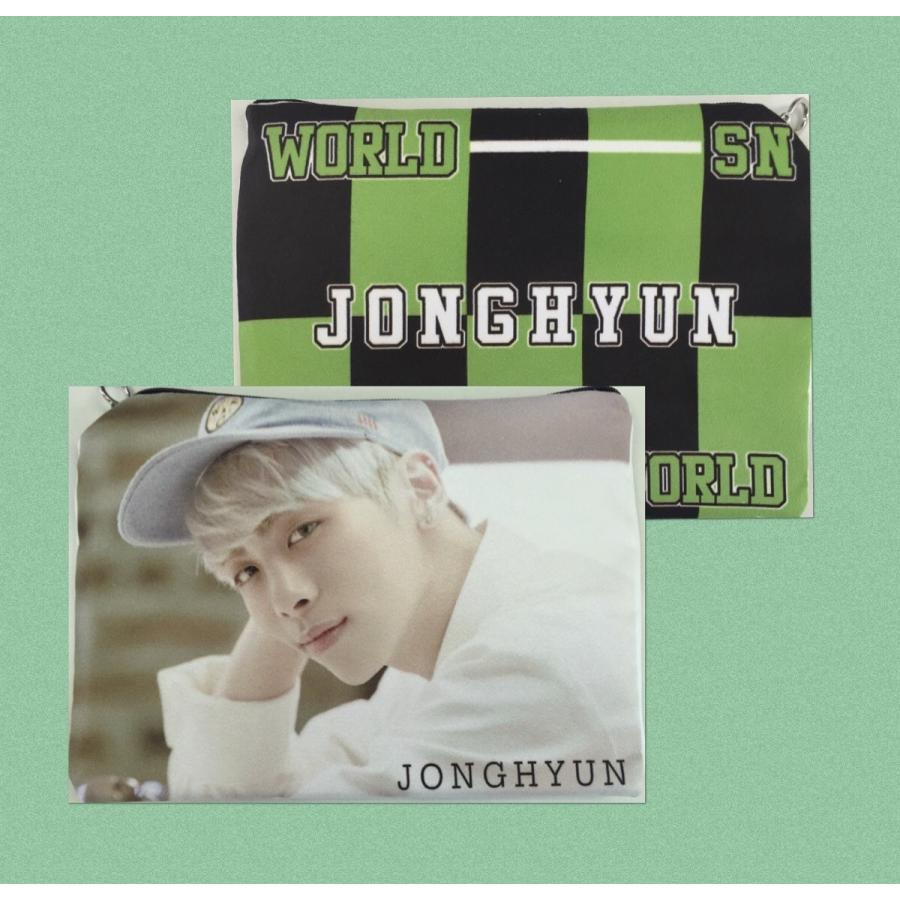 660円 最も優遇の Jonghyun ジョンヒョン Shinee シャイニー 化粧ポーチ 小物入れ 韓流 グッズ Db027 8