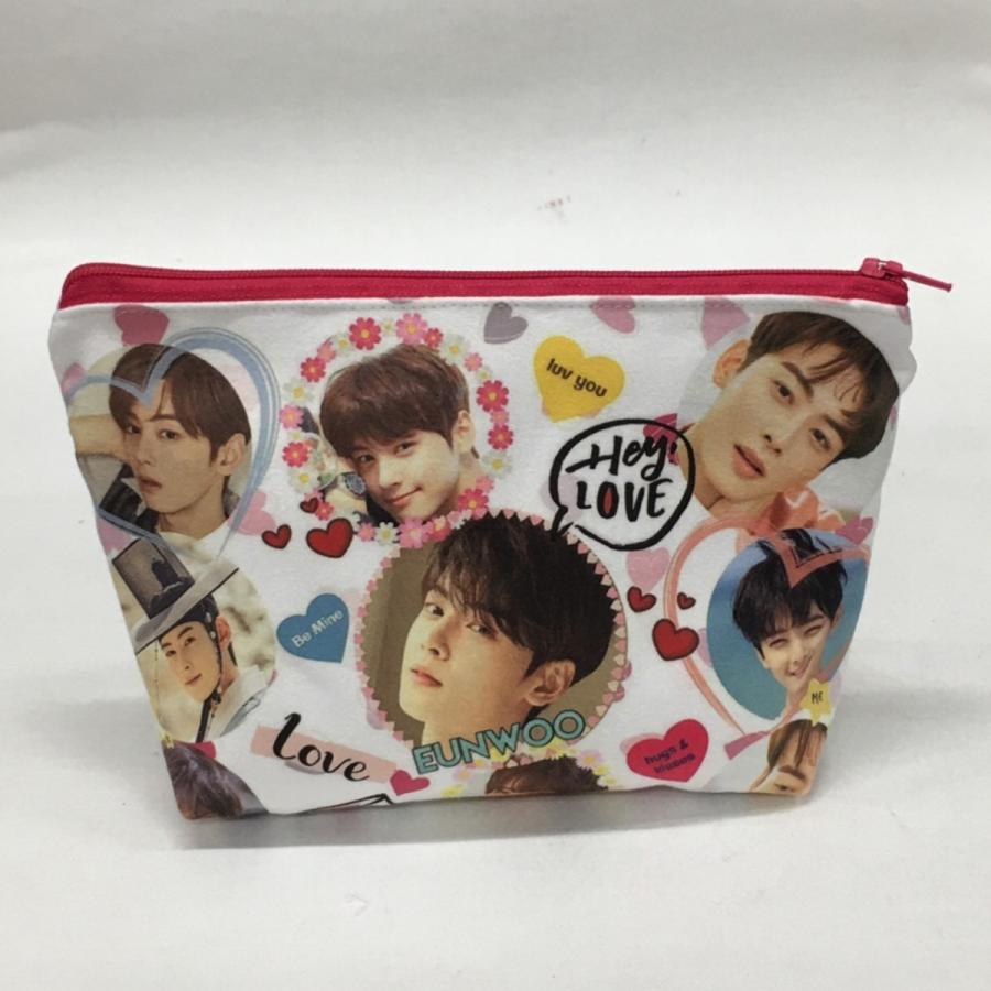 チャウヌ Astro アストロ ファスナー付き ミニ ポーチ 良質 マチ付き グッズ 韓流 小物入れ Ds021 1