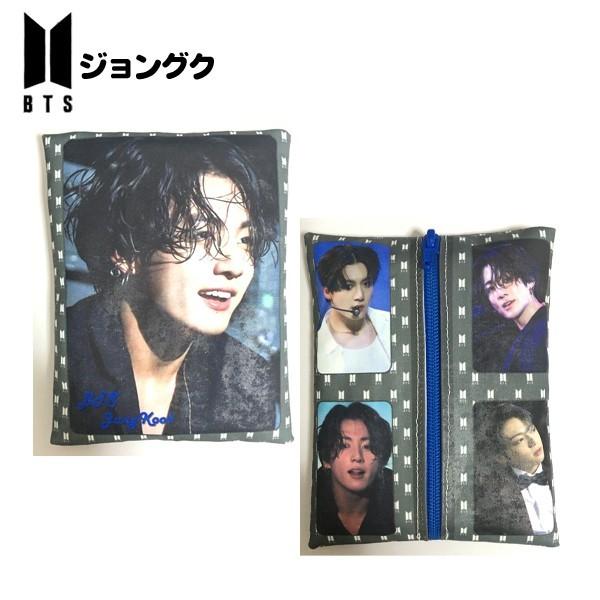 特価品コーナー ジョングク Bts 防弾少年団 ポケット ティッシュ ケース ファスナー付き ミニ ポーチ 小物入れ 韓流 グッズ Dy002 1