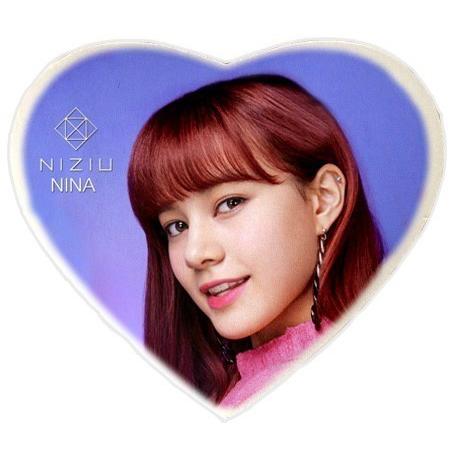 ニナ NiziU ニジュー マウスパッド ハート型 韓流 グッズ ed027-1 
