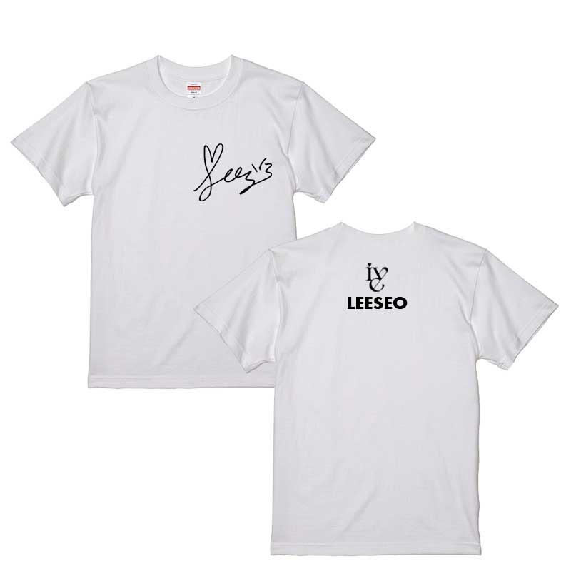 イソ IVE アイヴ Tシャツ 男女兼用 綿100％ ホワイト 韓流 グッズ