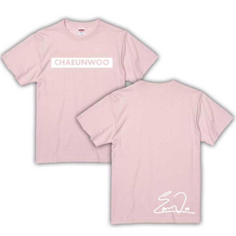 チャウヌ ASTRO アストロ Tシャツ 男女ベビーピンク 男女兼用 綿100