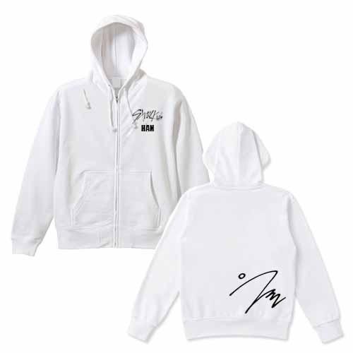 ハン StrayKids ストレイキッズ スキズ 前あき フルジップ パーカー