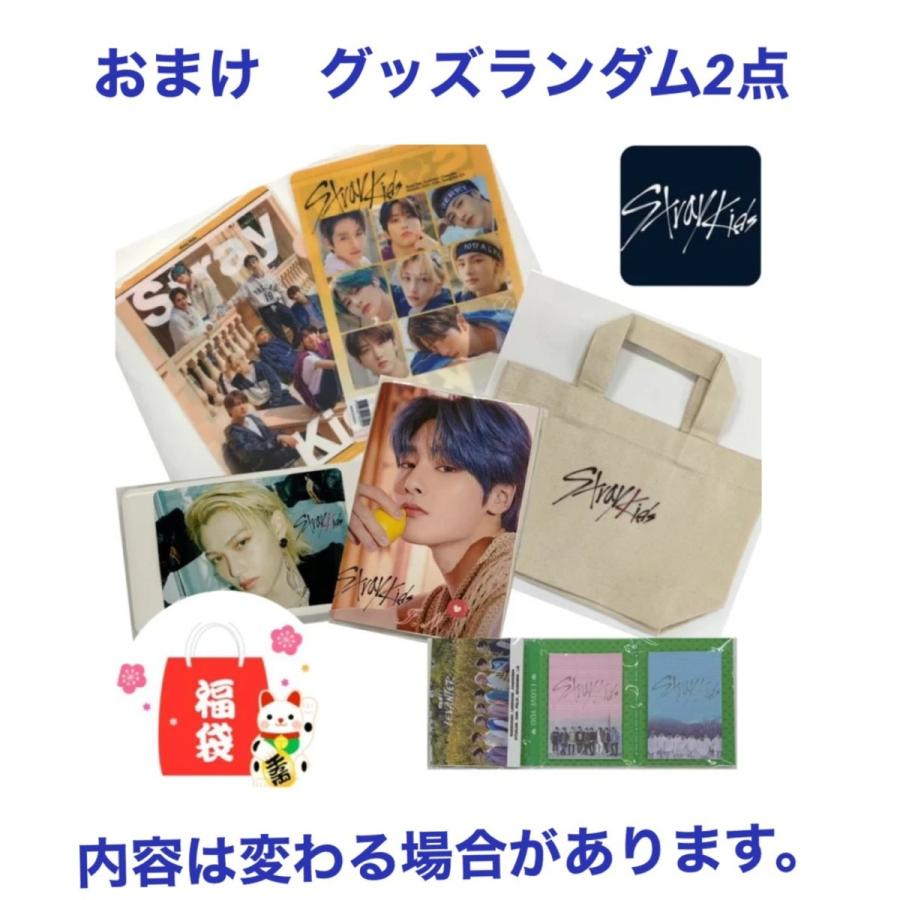 国内発送 新品 CD ランダム1枚 グッズ2点おまけ付 スキズ StrayKids