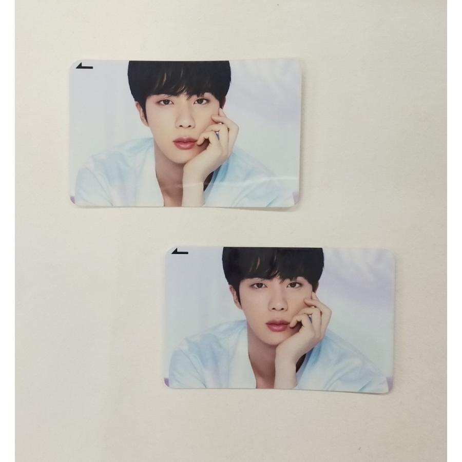 2枚セット JIN ジン BTS 防弾少年団 IC カード シール 韓流 グッズ