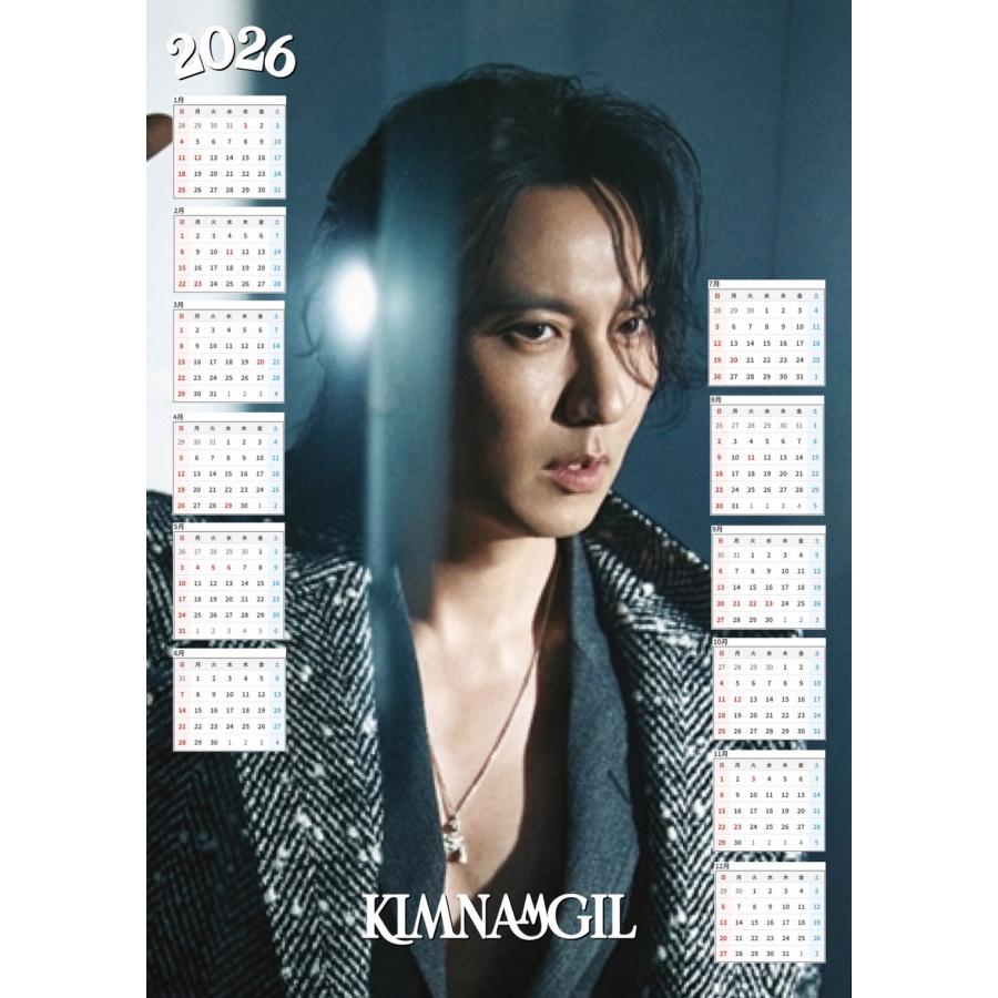 キムナムギル 2026 ポスター カレンダー 丸めてお送り A3サイズ 30