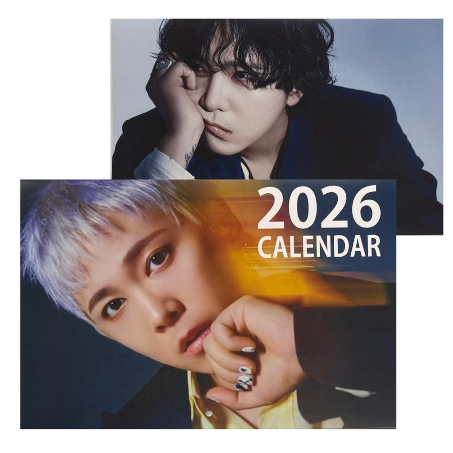 ホンギ FTISLAND 2026 壁掛け カレンダー 二つ折りタイプ 韓流 グッズ