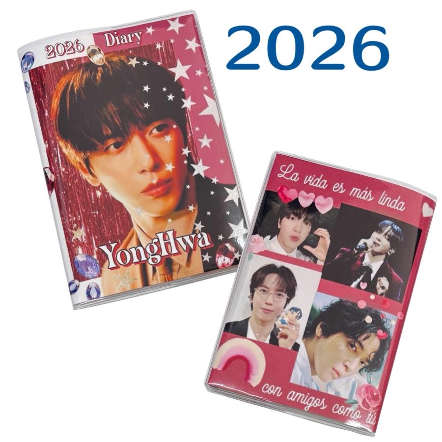 ヨンファ CNBLUE 2026 ダイアリー 手帳 A6サイズ カレンダー 韓流