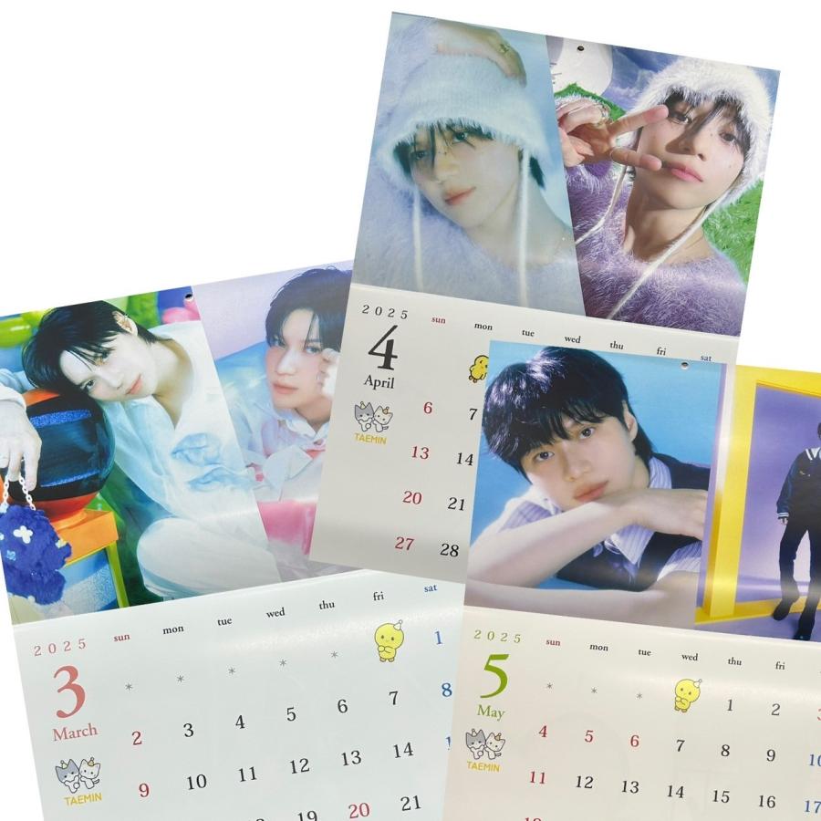 テミン SHINee シャイニー 2025 壁掛け カレンダー 韓流 グッズ fx057 