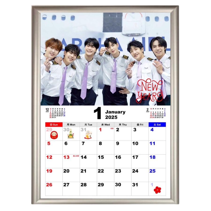 ASTRO アストロ 2024 A4 フォトフレーム付き 壁掛け カレンダー 韓流 グッズ fx069-5 : fx069-5 : アンジー ...