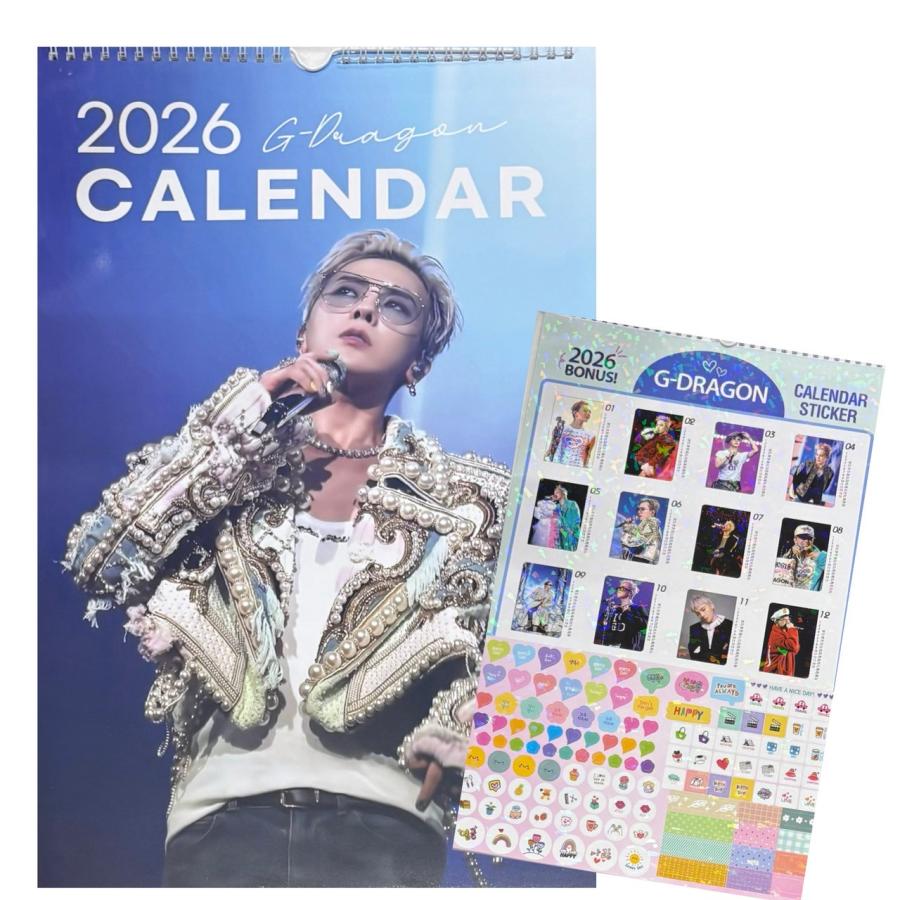 G-DRAGON ジードラゴン BIGBANG ビッグバン 2026 壁掛け