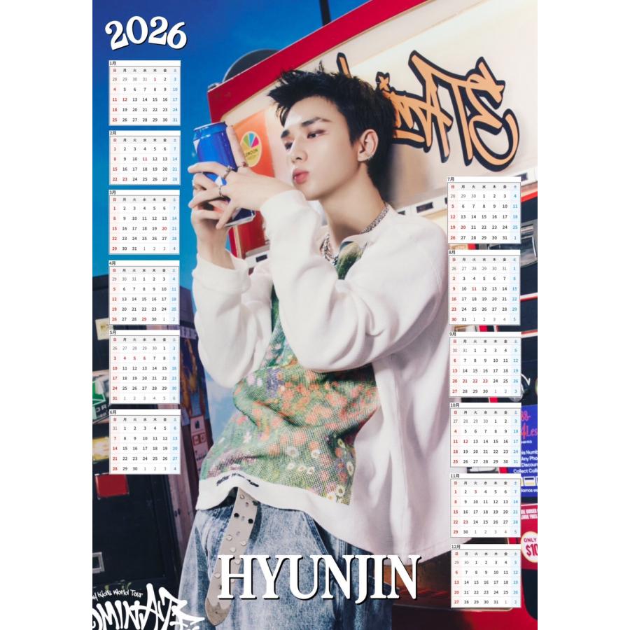 ヒョンジン StrayKids ストレイキッズ スキズ 2026 ポスター