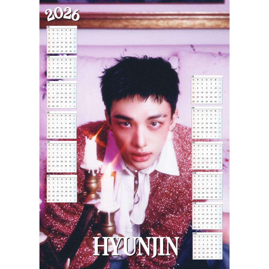 ヒョンジン StrayKids ストレイキッズ スキズ 2026 ラミネート