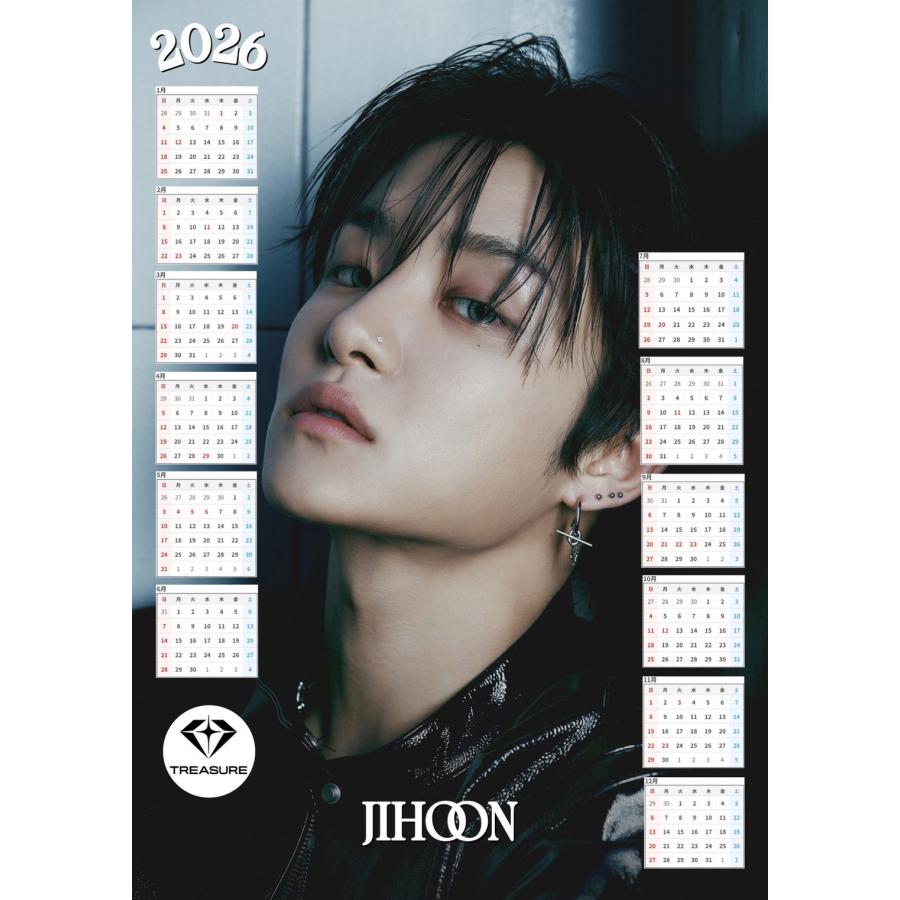 treasure ジフン　まとめ売り ジフン TREASURE トレジャー 2026 ポスター カレンダー 丸めてお送り