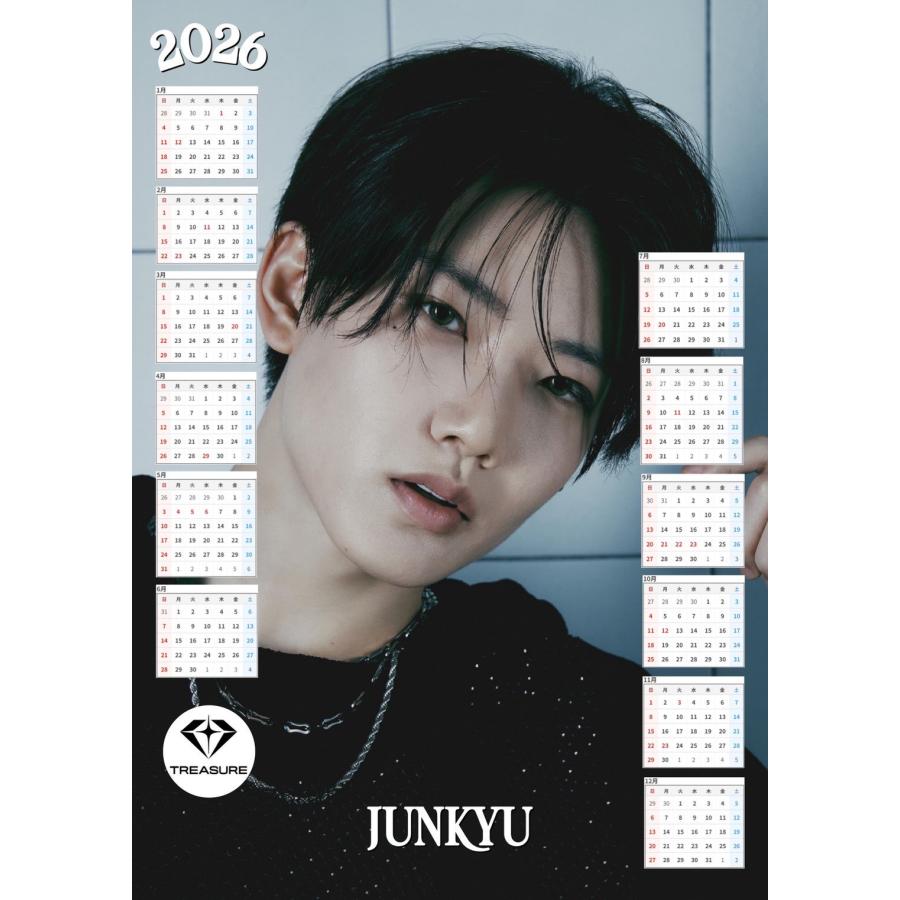 ジュンギュ TREASURE トレジャー 2026 ポスター カレンダー 丸めて